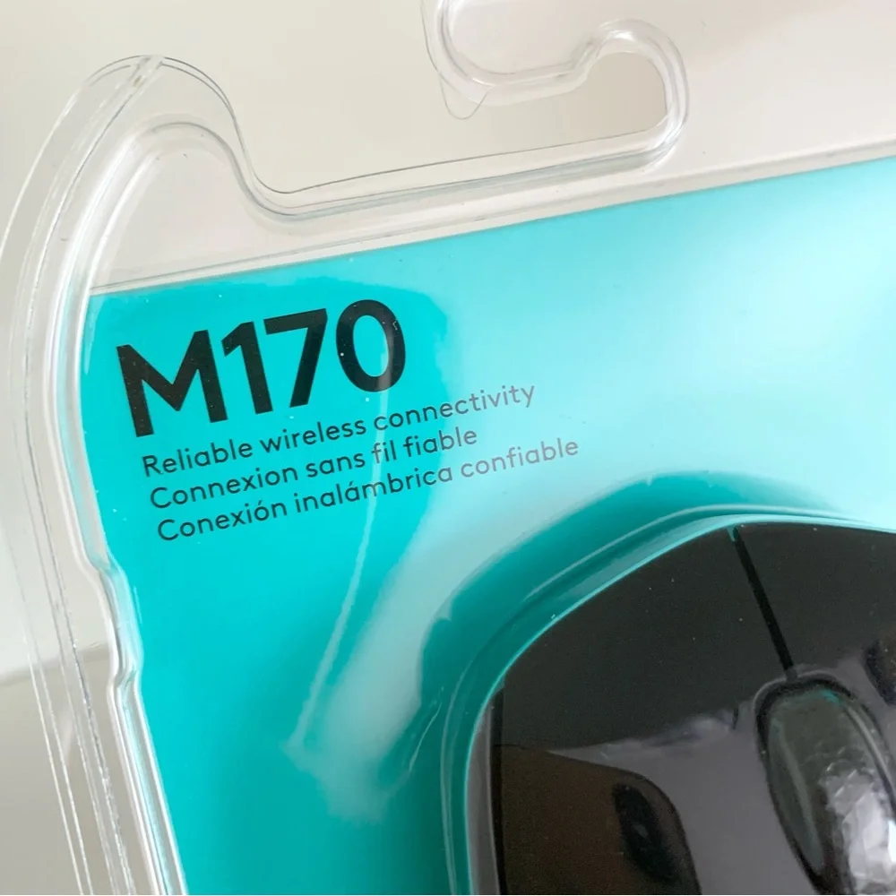 Wireless Logitech Mouse m170 black